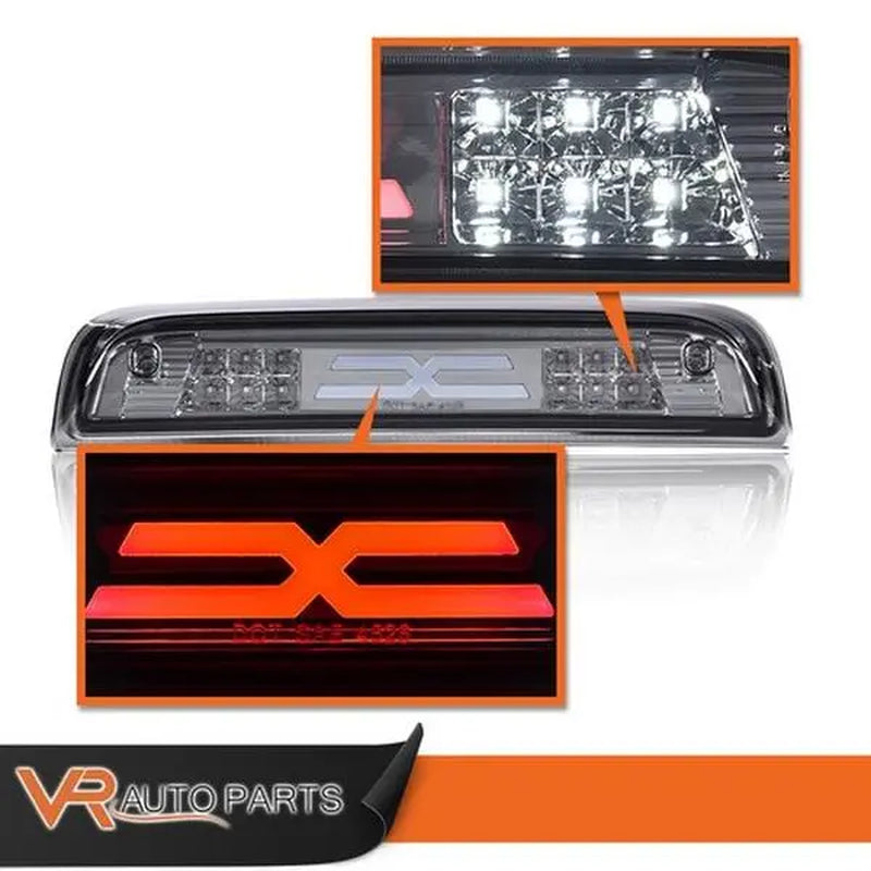 Redsmoke Lens LED 3RD Third Brake Light Lamp Fit for Chevy Silverado GMC Sierra 2014-18 Rear Led Backlights Led Blinker Light Cargo