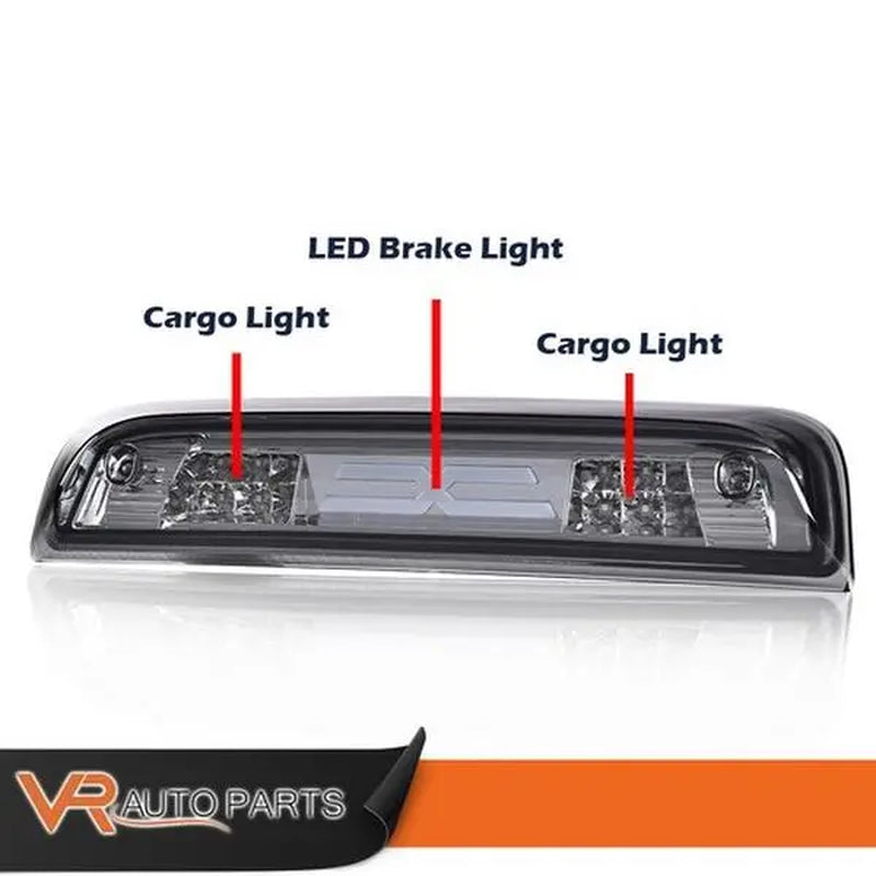 Redsmoke Lens LED 3RD Third Brake Light Lamp Fit for Chevy Silverado GMC Sierra 2014-18 Rear Led Backlights Led Blinker Light Cargo