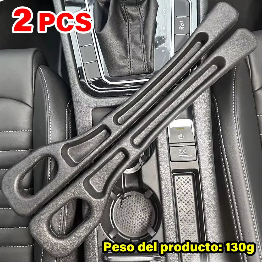 2Pcs Car Seat Gap Filler Organizer PU Universal Car Seat Gap Anti-Leak Stopper Strip Slot Seat Gap Storage Organizer Accessories